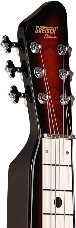 open zoom image for Gretsch G5715 Lap Steel Guitar, Tobacco Sunburst, Headstock Left Front