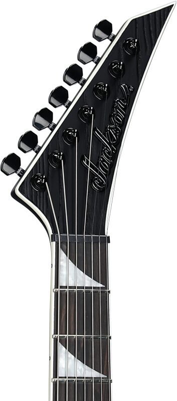 open zoom image for Jackson Pro Jeff Loomis Soloist SL7 HT Electric Guitar, 7-String, Black Ash, Open Box (Very Good), Headstock Left Front
