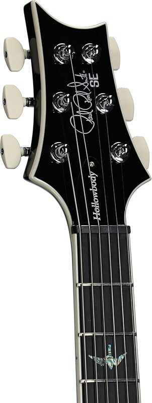 open zoom image for PRS Paul Reed Smith SE Hollowbody II Piezo Electric Guitar (with Gig Bag), Peacock Blue, Headstock Left Front