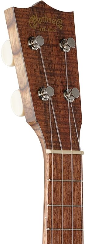 open zoom image for Martin 0XK HPL Koa Concert Ukulele (with Gig Bag), New, Headstock Left Front