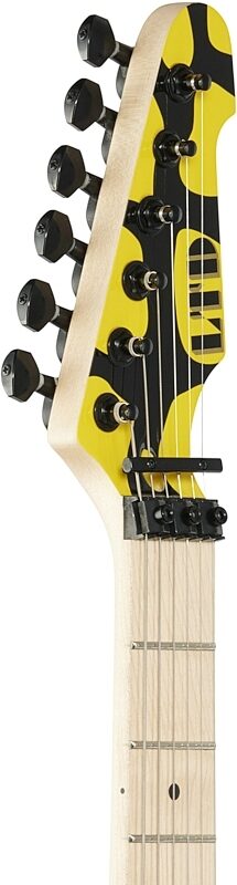 open zoom image for ESP LTD GL200 George Lynch Signature Series Electric Guitar, Yellow Tiger, Headstock Left Front