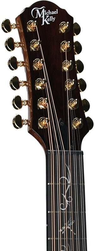 open zoom image for Michael Kelly Mod Shop Randy Jackson Signature Acoustic-Electric Guitar, 12-String, Open Box (Very Good), Headstock Left Front