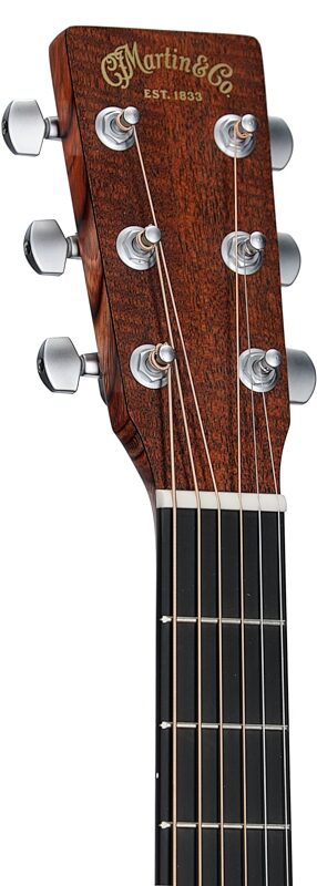open zoom image for Martin D-X1E Mahogany Acoustic-Electric Guitar (with Gig Bag), New, Headstock Left Front