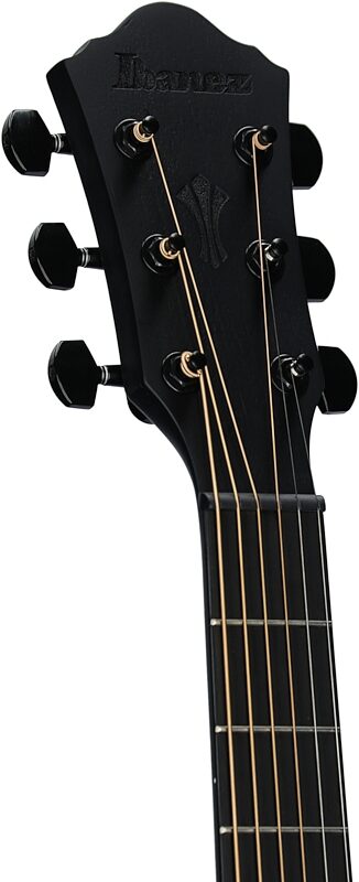 open zoom image for Ibanez AEG621 Acoustic-Electric Guitar, Black Out, Headstock Left Front