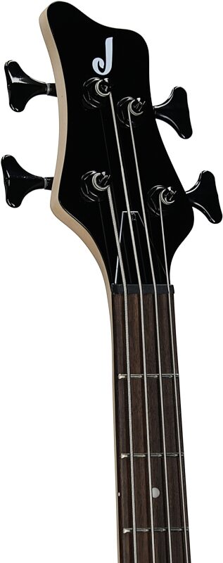 open zoom image for Jackson JS2 Spectra Electric Bass, Satin Black, Headstock Left Front