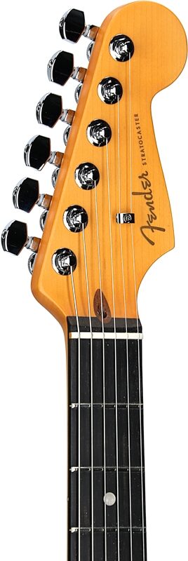 open zoom image for Fender American Ultra II Stratocaster Electric Guitar, Ebony Fingerboard (with Case), Ultraburst, Open Box (Very Good), Headstock Left Front