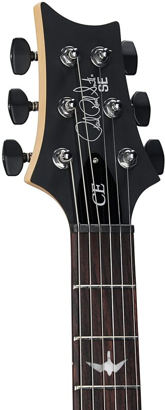 open zoom image for PRS Paul Reed Smith SE CE24-v2 Standard Electric Guitar, Ice Blue Metallic, Headstock Left Front