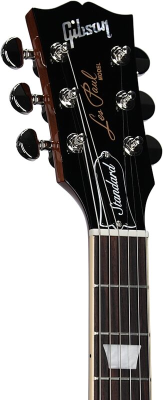 open zoom image for Gibson Les Paul Standard '60s Custom Color Electric Guitar, Plain Top (with Case), Classic White, Headstock Left Front