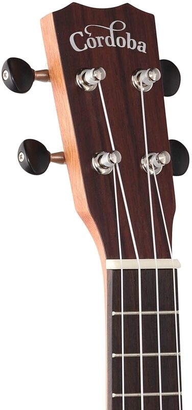 open zoom image for Cordoba 25S Soprano Ukulele, New, Headstock Left Front