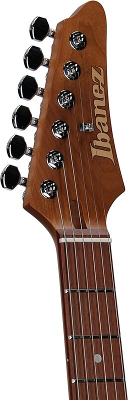 open zoom image for Ibanez AZ24S2 Electric Guitar, Metallic Light Blue, Headstock Left Front