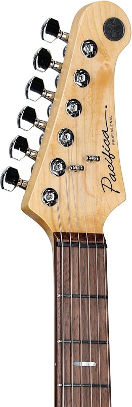 open zoom image for Yamaha Pacifica Professional PACP12 Electric Guitar, Rosewood Fretboard (with Case), Sparkle Blue, Open Box (Very Good), Headstock Left Front