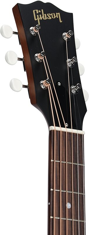 open zoom image for Gibson J-45 '50s Faded Acoustic-Electric Guitar (with Case), Faded Vintage Sunburst, Headstock Left Front