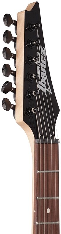 open zoom image for Ibanez GRGA120QA Gio Electric Guitar, Transparent Black Sunburst, Headstock Left Front