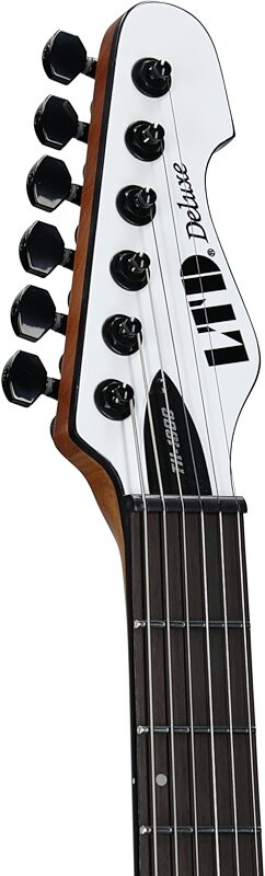 open zoom image for ESP LTD TH-1000 Electric Guitar, Snow White, Headstock Left Front