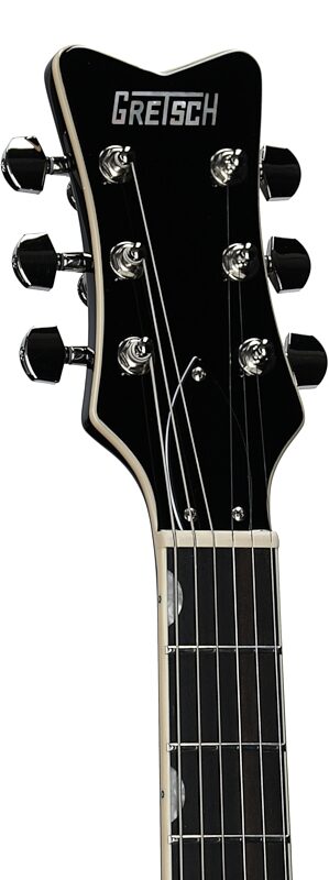 open zoom image for Gretsch Electromatic Premier Jet Electric Guitar, Onyx Storm, Headstock Left Front
