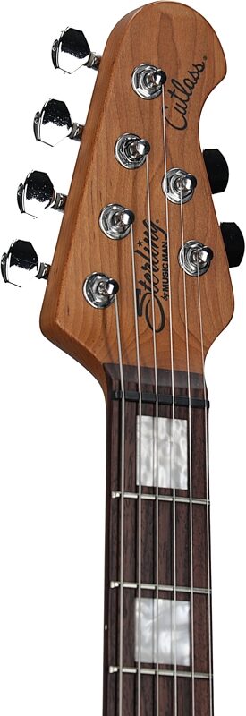 open zoom image for Sterling by Music Man Cutlass CT50 Plus Electric Guitar, Aqua Grey, Rosewood Fretboard, Open Box (Very Good), Headstock Left Front
