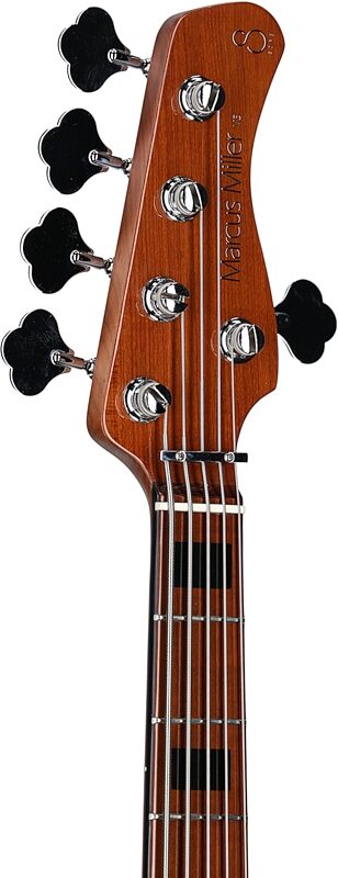 open zoom image for Sire Marcus Miller V5 Electric Bass, 5-String, Vintage White, Headstock Left Front