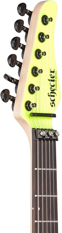 open zoom image for Schecter Sun Valley Super Shredder FR S Electric Guitar, Birch Green, Headstock Left Front