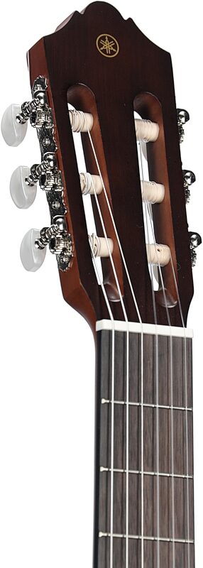open zoom image for Yamaha CGX122MS Spruce Top Classical Acoustic-Electric Guitar, Natural, Headstock Left Front