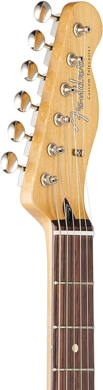 open zoom image for Fender Jason Isbell Custom Telecaster Electric Guitar (with Gig Bag), Chocolate Sun Burst, Headstock Left Front