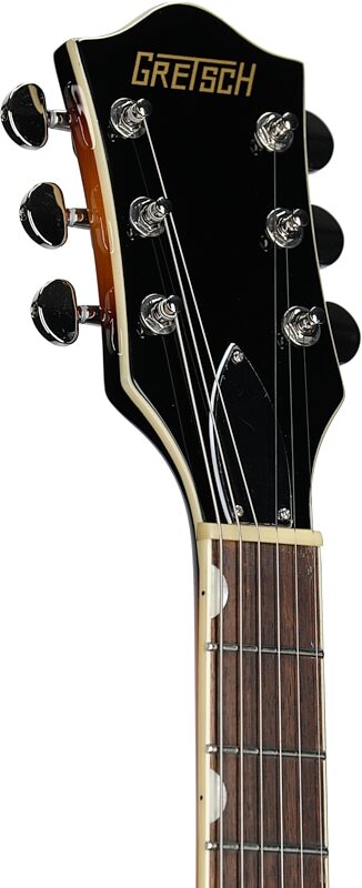 open zoom image for Gretsch G2420 Streamliner Hollowbody Electric Guitar, Aged Brooklyn Burst, Headstock Left Front