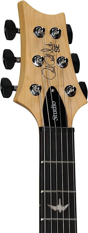 open zoom image for PRS Paul Reed Smith SE Studio Standard Electric Guitar (with Gig Bag), Pearl White, Headstock Left Front
