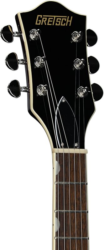 open zoom image for Gretsch G2622 Streamliner CB V Electric Guitar, Cadillac Green, Headstock Left Front