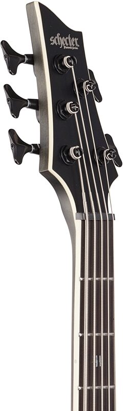open zoom image for Schecter SLS Elite 5 Electric Bass, 5-String, Evil Twin, Open Box (Very Good), Headstock Left Front