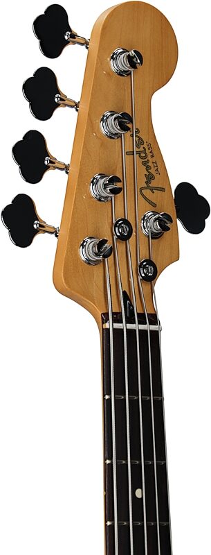 open zoom image for Fender Player II Modified Active Jazz V Electric Bass, 5-String, Rosewood Fingerboard (with Gig Bag), 3-Color Sunburst, Headstock Left Front
