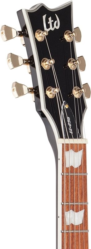 open zoom image for ESP LTD EC-256 Electric Guitar, Black, Headstock Left Front
