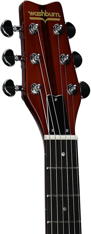 open zoom image for Washburn H10 Hawk Electric Guitar, Tobacco Sunburst, Headstock Left Front