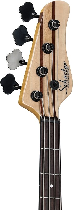 open zoom image for Schecter Michael Anthony MA-4 Electric Bass, Gloss Natural, Headstock Left Front