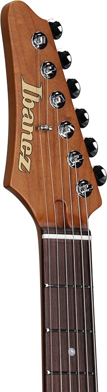 open zoom image for Ibanez AZ2204NWL Prestige Electric Guitar (with Case), Left-Handed, Mint Green, Headstock Left Front