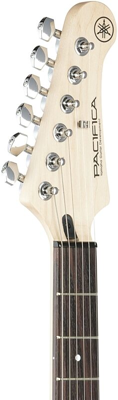 open zoom image for Yamaha PAC112V Pacifica Electric Guitar, United Blue, Headstock Left Front