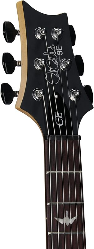 open zoom image for PRS Paul Reed Smith SE CE24 Standard Stoptail Electric Guitar (with Gig Bag), Satin Vintage Cherry, Headstock Left Front