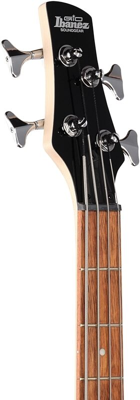 open zoom image for Ibanez GSR100EX Electric Bass Guitar, Black, Headstock Left Front