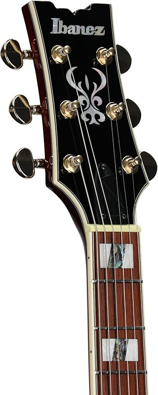 open zoom image for Ibanez AR420 Artist Electric Guitar, Black Mirage Gradation, Headstock Left Front