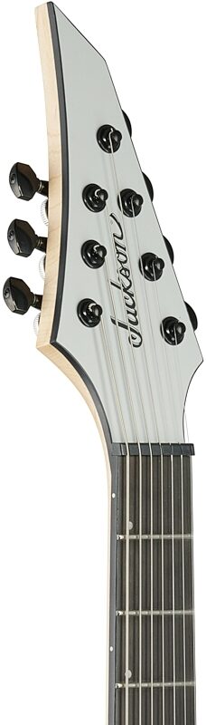 open zoom image for Jackson Pro Dinky DK2 Modern EverTune 7 Prime Electric Guitar, 7-String, Gray, Headstock Left Front