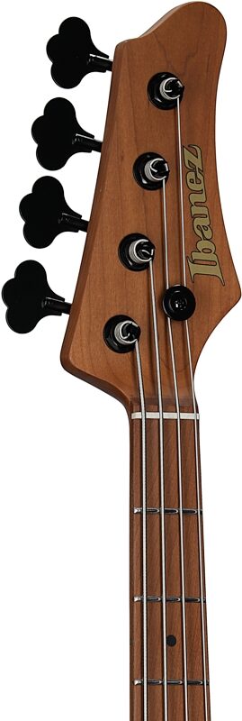 open zoom image for Ibanez MDM1300 Mode Electric Bass (with Gig Bag), Natural Stained Amber, Headstock Left Front