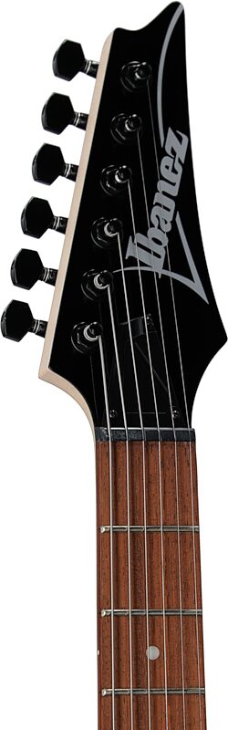 open zoom image for Ibanez RG421QM Electric Guitar, Cerulean Blue Burst, Headstock Left Front