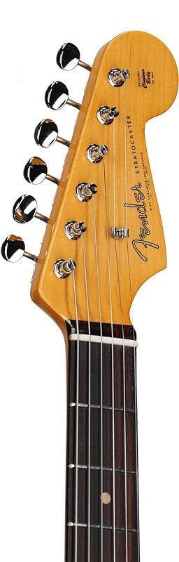 open zoom image for Fender American Vintage II 1961 Stratocaster Electric Guitar, Rosewood Fingerboard (with Case), 3-Color Sunburst, Headstock Left Front