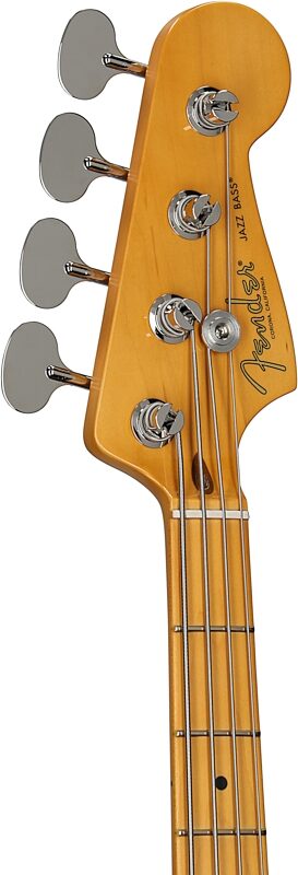open zoom image for Fender American Professional Classic Jazz Electric Bass, Maple Fingerboard (with Gig Bag), Dakota Red, Headstock Left Front