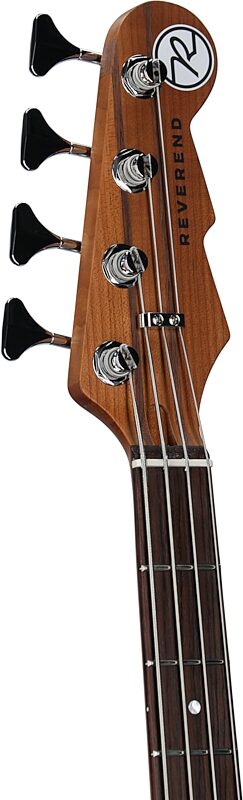 open zoom image for Reverend Decision Electric Bass, Sandstone, Headstock Left Front