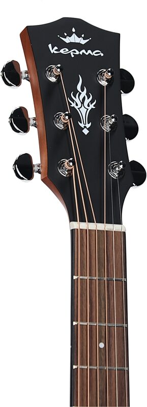 open zoom image for Kepma K3 Series GA3-130 Acoustic-Electric Guitar, Natural Matte, with AcoustiFex K-10 Pickup, Headstock Left Front