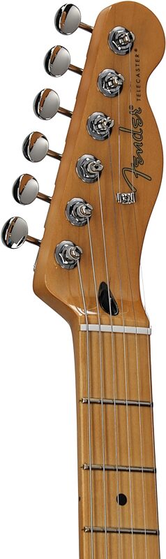open zoom image for Fender Player II Telecaster Electric Guitar, with Maple Fingerboard, Black, Open Box (Very Good), Headstock Left Front