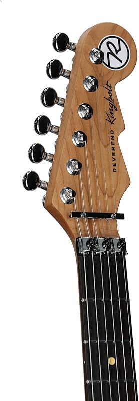 open zoom image for Reverend Kingbolt H90 FR Electric Guitar, Baked Orange, Open Box (Very Good), Headstock Left Front