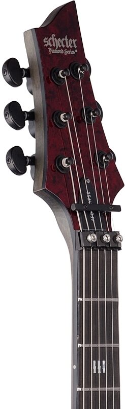 open zoom image for Schecter C1FRS Apocalypse Electric Guitar, Red Reign, Headstock Left Front