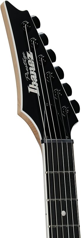 open zoom image for Ibanez RGR662AHBF Prestige Electric Guitar (with Case), Weathered Black, Headstock Left Front
