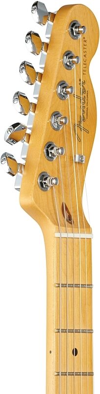 open zoom image for Fender American Professional II Telecaster Electric Guitar, Maple Fingerboard (with Case), Black, Open Box (Very Good), Headstock Left Front