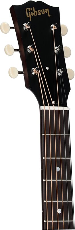 open zoom image for Gibson LG-2 All Mahogany Acoustic-Electric Guitar (with Case), Faded Natural, Headstock Left Front